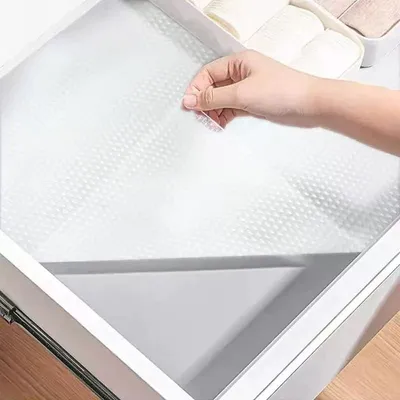 Obrázok produktu pre Solidchoice – Priehľadná podlahová ochrana – 45 x 500 cm, protišmyková podložka