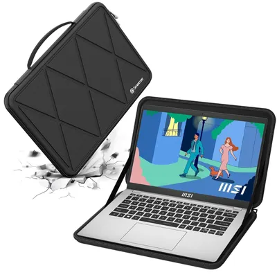 Obrázok produktu pre Pevný obal z tvrdej EVA peny na 14-palcový notebook, vodeodolný a nárazuvzdorný, čierny