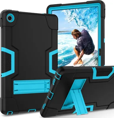 Image de Boîtier pour Samsung Galaxy Tab 8 10.5" blindé avec support Noir