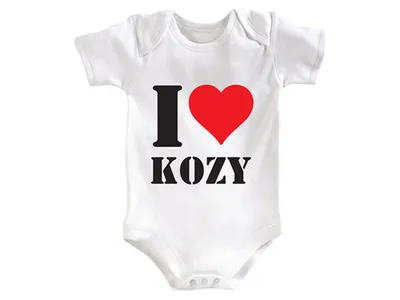 Obrázok produktu pre Dojčenské body I Love Kozy - veľkosť 86-92