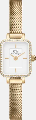 A close-up studio shot of a women's wristwatch.