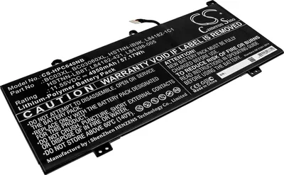 Produktbild von TECHTEK Laptop Akkus Kompatibel mit [HP] Chromebook X360 14C, Chromebook X360 14C-CA0053DX, Pro C640 Chromebook Ersetzt BC03060XL, für BC03XL, für