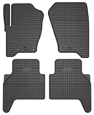 Productafbeelding van Rubberen automatten voor Range Rover Sport I 2005-2012 (SUV) – 4-delig, zwart, op maat – Wielganizator SolidPRO