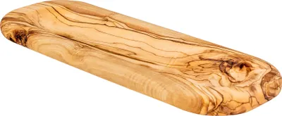 Produktbild von Tablett Holz 33x12cm Olivenholz Ablage Natur Unikat Organizer Küche Tischdeko