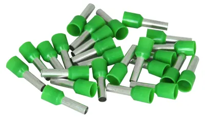 Produktbild von Kopp 354413093 Ader-Endhülsen mit Kunststoffkragen, 25 Stück, 6 mm², grün