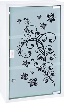 Obrázek produktu pro HI skříňka na léky 30 x 15 x 50 cm nerezová ocel