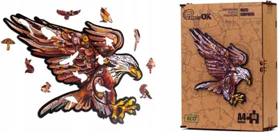 Produktbild von Holzpuzzle Vogel Karpatenadler