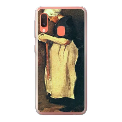 Produktbild von MuchoWow® Handyhülle Schutzhülle Hülle für Samsung Galaxy A20e Die Scheveningerin - Vincent van Gogh Silikon Softcase Handy Hülle - Abdeckung