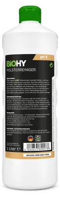 Produktbild von BiOHY Spezial Polsterreiniger + Dosierer, Matratzenreiniger, Sofareiniger, 2 x 1 l