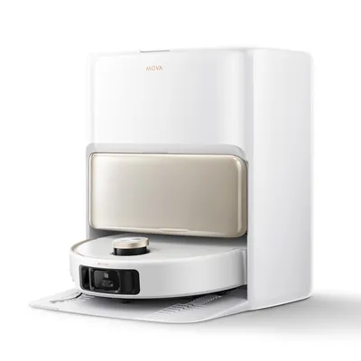 Produktbild von Mova V50 Ultra Complete Saug- und Wischroboter,Automatische Entleerungsfunktion,24000 Pa,Heißwasserreinigung,DuoSolution, FlexiRise Navigation,Weiß