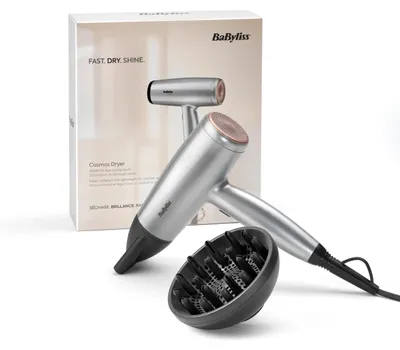 Productafbeelding van Hairdryer - BABYLISS - D580DE - Cosmos - 2100 W - Diffuser - Light and compact