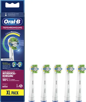 Produktbild von Oral-B, CleanMaximiser Borstenbürstenaufsätze, 5 Stück