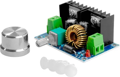 Produktbild von AZ-Delivery Stromversorgung XH-M401 DC-DC Step Down Buck Converter XL4016E1, Einstellbar 4-40V bis 1.25-36V 8A kompatibel mit Arduino, 1x Set