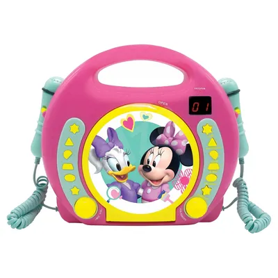 Image de Lexibook Lecteur CD portable avec 2 microphones Minnie Mouse