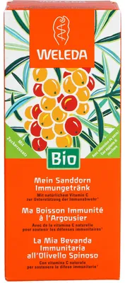 Obrázok produktu pre WELEDA môjnápoj z rakytníka podporuje imunitný systém, 200 ml roztok