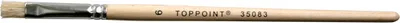 Produktbild von 12 Borstenpinsel Pinsel Gr. 6