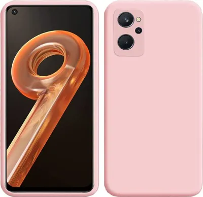 Produktbild von OPPO Realme 9i Hülle, Flüssig Silikon Weich Gummi Schutzhülle für OPPO Realme 9i Pink