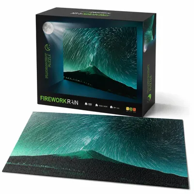 Produktbild von Regen von Feuerwerk Fluoreszierendes Puzzle 1000 el. für Erwachsene