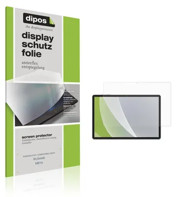Produktbild von 2x Schutzfolie für RUSHAR M816 matt Displayschutzfolie Folie Display Schutz dipos