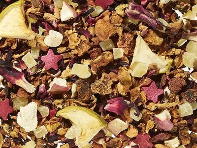 Produktbild von 1 kg  Früchteteemischung Süße Weihnacht Apfel-Note aromatisiert