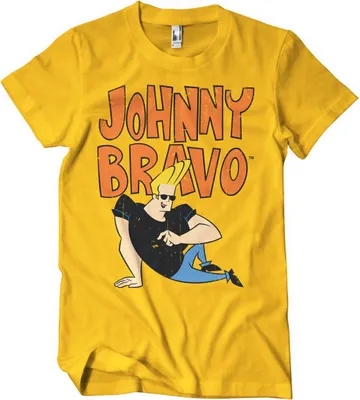 Produktbild von Johnny Bravo T-Shirt - Large - Gold
