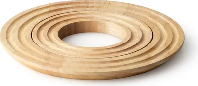Image de CONTINENTA Untersetzer rund, Gummibaum Ø 21x1,5 cm 3420 4017167342009 Vorteilset – 12 Stück – inkl. 4 Edelstahl-Trinkhalme