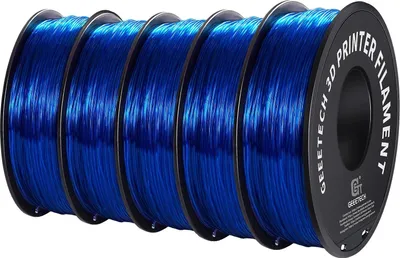 Obrázek produktu pro TPU filament, průměr 1,75 mm, kompatibilní s FDM tiskárnami, modrý