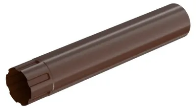Zdjęcie produktu dla BRYZA Rura spustowa ocynkowana Ø 90 mm, długość 1M, Brąz RAL 8017