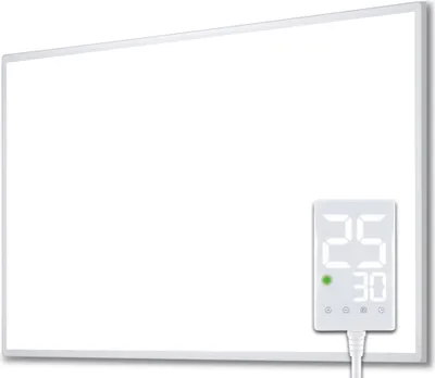Produktbild von Heidenfeld Infrarotheizung HF-HP100-3 | Bis 16 m² - Heizkörper - Flachheizung - Heizpaneel - Infrarot - Heizung - Wandhalterung (600 Watt)