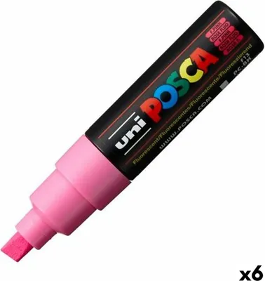 Zdjęcie produktu dla Flamastry POSCA PC-8K różowe 6 sztuk