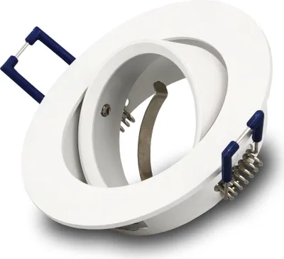 Produktbild von LED Einbauspot Einbaustrahler RIK.12 Rund Weiss 230V GU10 Schwenkbar Einbauleuchte Deckenspot