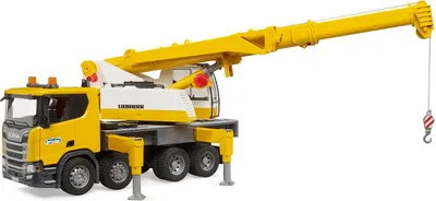 Produktbild von BRUDER 03571, Kranwagen, 3 Jahr(e), Acrylnitril-Butadien-Styrol (ABS), Schwarz, Weiß, Gelb