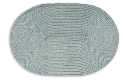 Produktbild von CONTINENTA Tischset oval, graublau 45x31 cm 6651 4017167665108
