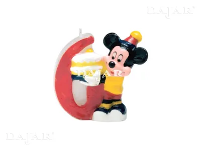 Produktbild von Mickey Mouse Traumland Geburtstagskerze 6