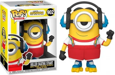 Obrázek produktu pro Funko POP Minions 2 Roller Skating Stuart 9 cm (902)