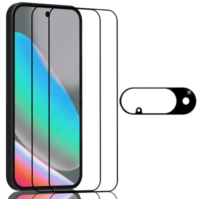 Zdjęcie produktu dla 2-pak Google Pixel 10 Szkło ochronne na ekran & 1-pak ochrona obiektywu - Szkło hartowane 9H - Super jakość 3D