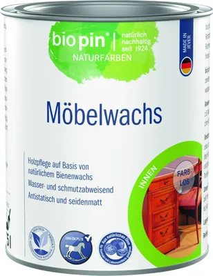 Produktbild von Biopin Möbelwachs 750 ml farblos