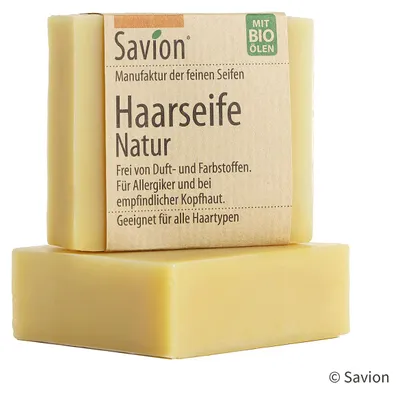 Produktbild von Haarseife - Natur 80g