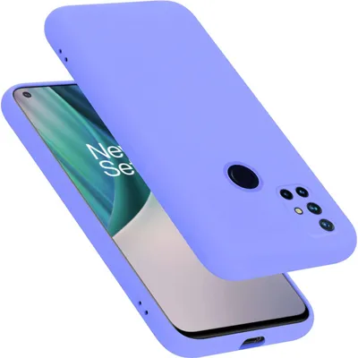 Produktbild von Cadorabo Hülle für OnePlus Nord N10 5G Hülle Silikon Handyhülle Case aus flüssigem Silikon, Kratzfeste und stoßfeste Schutzhülle für OnePlus Nord N10 5G