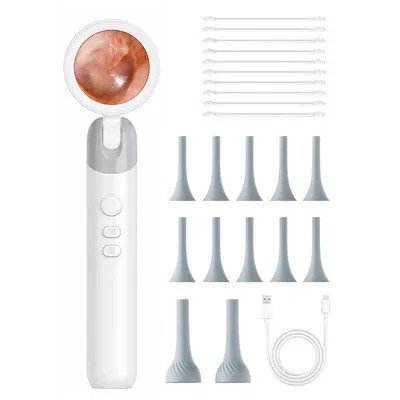 Produktbild von Digitale Ohrkamera mit 1.4" Bildschirm, 200MP HD Otoskop, USB Plug & Play, Ohrenschmalz Entferner Set für Erwachsene & Kinder