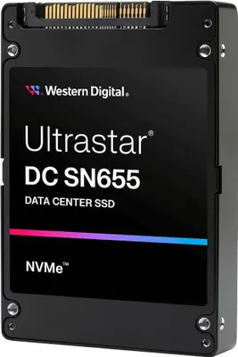 Produktbild von Western Digital Ultrastar DC SN655 3,84 TB U.3 PCI Express 4.0 NVMe TLC 3D NAND (0TS2467)