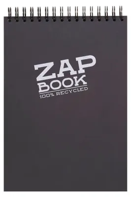 Produktbild von Clairefontaine ZapBook Spiral A4 160Bl 80g sw