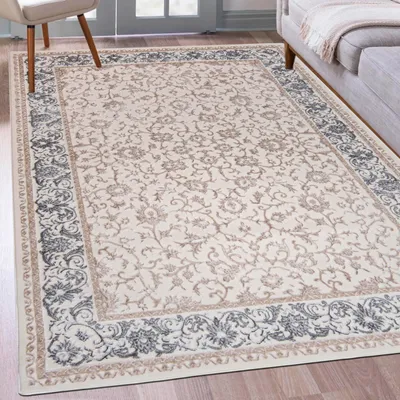 Image de Mazovia Oriental Vintage Beige Tapis - Salon, Chambre à coucher, Salle à manger, Bureau - Non tissé - Rectangle - Oriental - 160x230 cm
