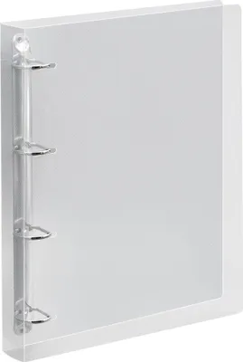 Immagine prodotto di Veloflex Ringbuch Chrystal 4145290 DIN A4 4-Ring Ø25mm transparent