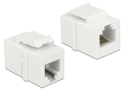 Productafbeelding van DELOCK 86380, Wit, RJ12, RJ12, 19,5 mm, 16,8 mm
