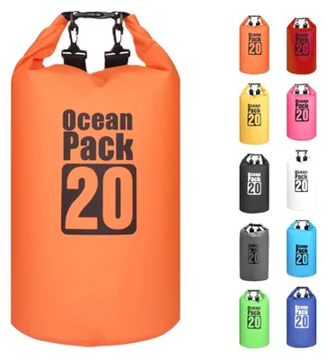 Immagine prodotto di Borsa impermeabile dry bag - 500D PVC - 2 l a 30 l - Più colori - Per canoa, rafting e nuoto