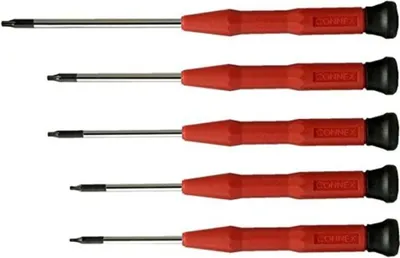 Obrázok produktu pre Súprava skrutkovačov pre presnú mechaniku Connex, TX, 5 kusov, COXT977010