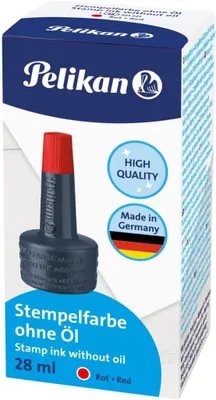 Produktbild von Pelikan 351213 Stempelkissen, wasserbasiert - 28 ml - Blau