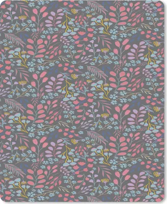Produktbild von MuchoWow® Mauspad Mousepad Blumen - Pastell - Gestaltung - Natur 19x23 cm - Mousepads - Maus Mat - Pad - Mausunterlage - Mauspads - Spielen