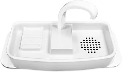 Toilettenspülkasten-Abdeckung mit Waschbecken, ABS, 15,25–20 Zoll, weiß